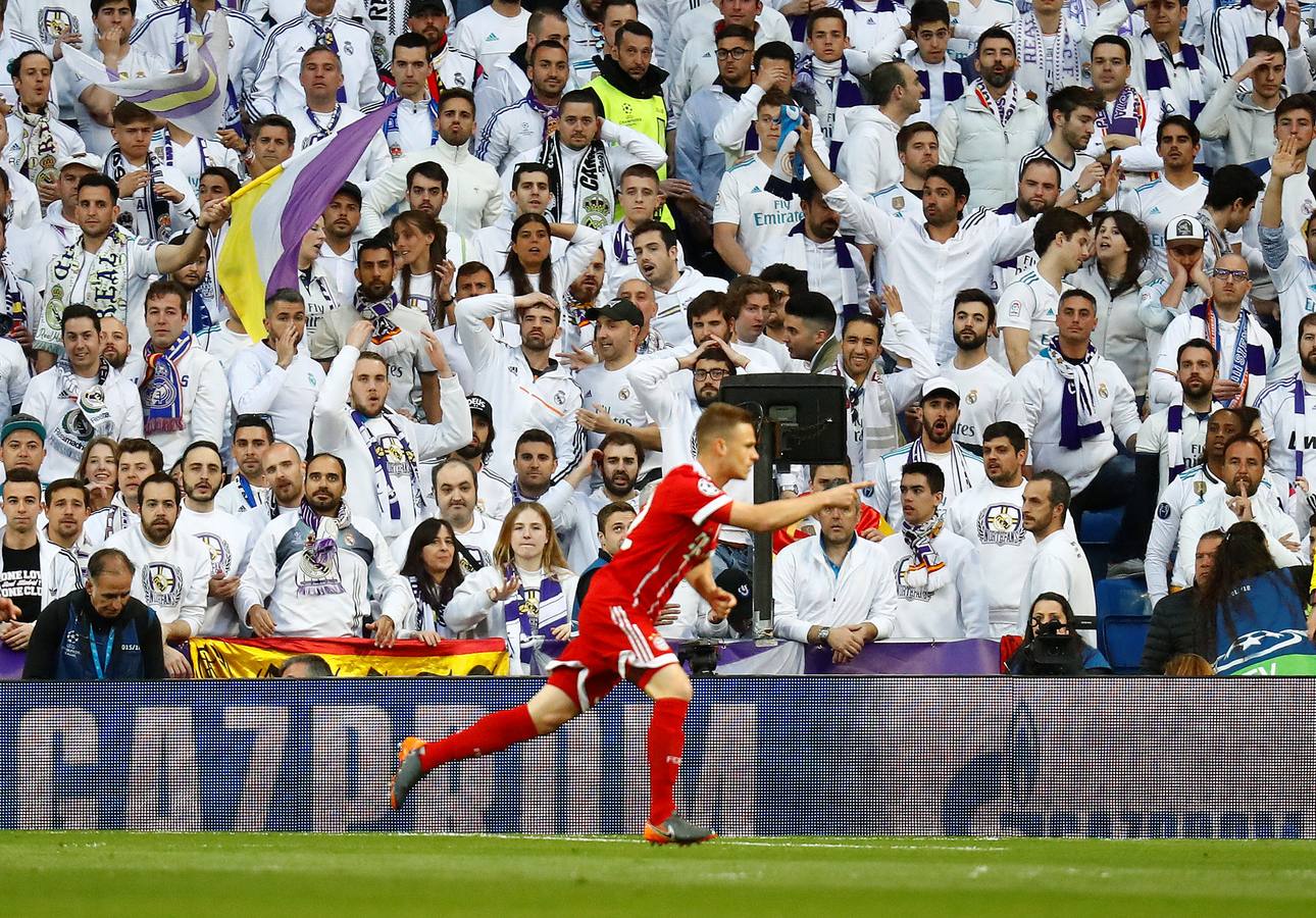 Las mejores imágenes del partido de vuelta de las semifinaels de la Liga de Campeones entre el Real Madrid y el Bayern de Múnich. 