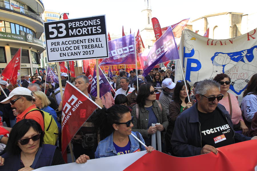 Fotos: Fotos de la manifestación del 1 de mayo de 2018 en Valencia