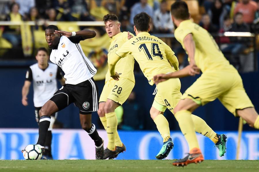Estas son las imágenes que deja el paso de los blanquinegros por el Estadio de la Cerámica en el partido de la jornada 36 de la Liga
