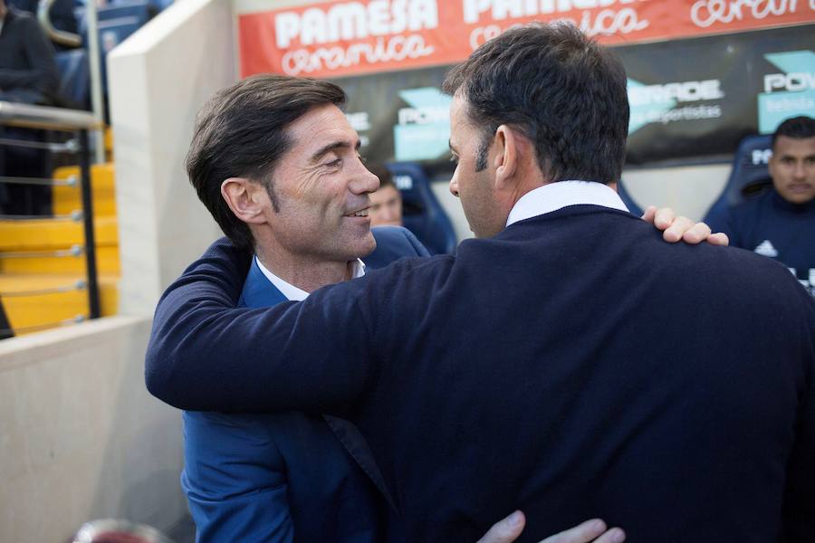 Estas son las imágenes que deja el paso de los blanquinegros por el Estadio de la Cerámica en el partido de la jornada 36 de la Liga