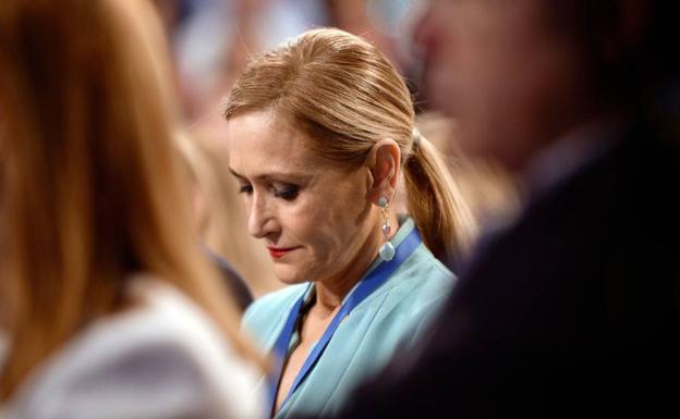 Cristina Cifuentes, en la convención del PP en Sevilla. 