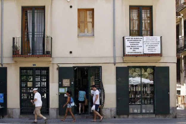 Apartamentos turísticos en el casco antiguo de la ciudad de Valencia. 