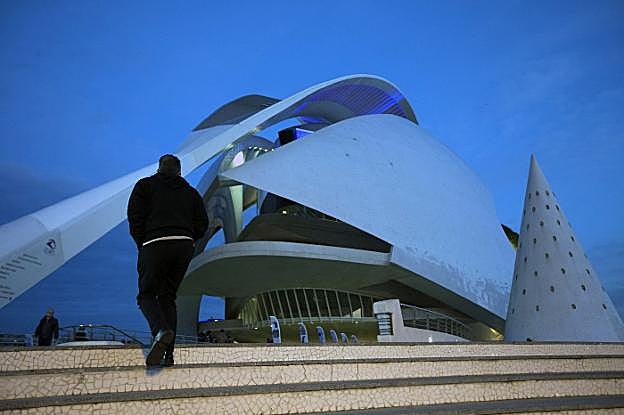 El exterior del Palau de les Arts. 