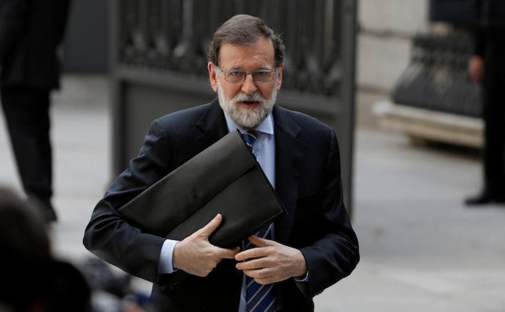 Mariano Rajoy llega al Congreso de los Diputados. 