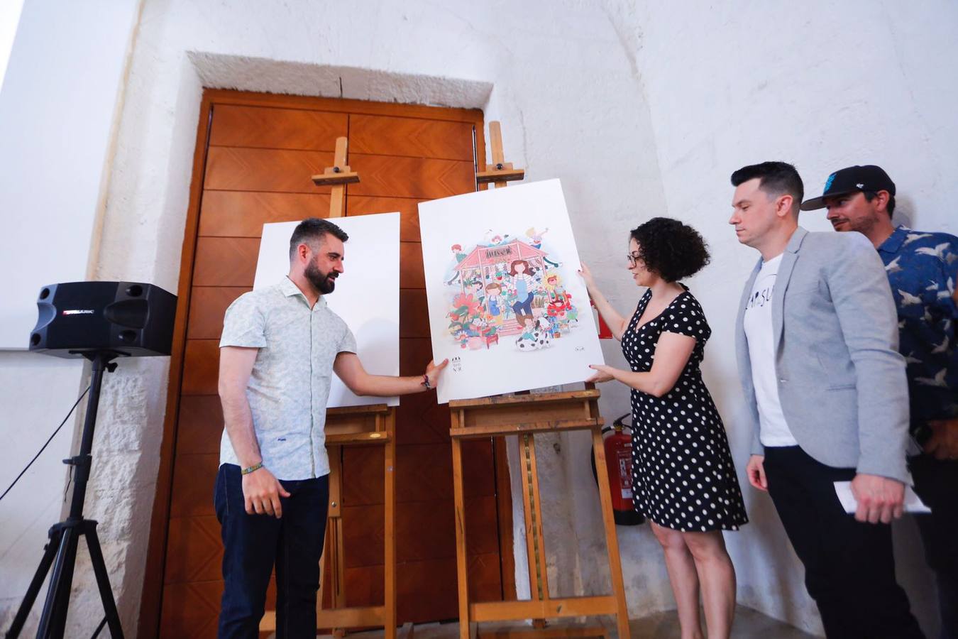 Los bocetos de las fallas municipales del próximo año, 2019, han sido presentados hoy. Los artistas han revelado sus proyectos para los monumentos de la plaza del Ayuntamiento