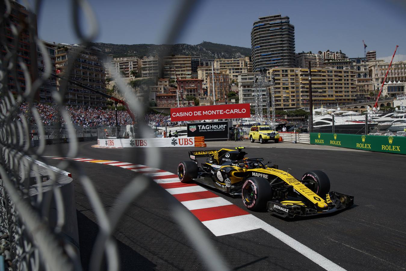 Carlos Sainz, en el GP de Mónaco. 