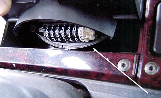 Cuentakilómetros de un vehículo antiguo, en una imagen de archivo.