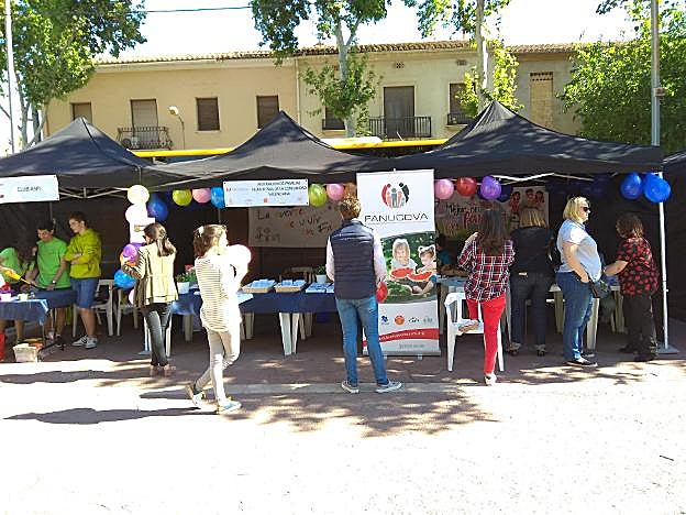 Stand de Fanucova en el Día de las Familias. 