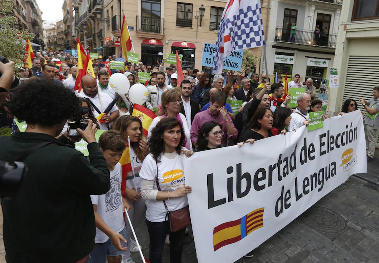 Fotos: Fotos de la marcha por la libertad de elección de lengua