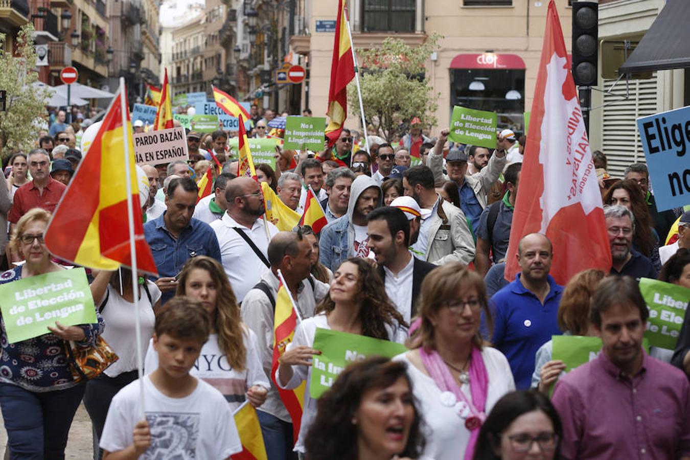 Fotos: Fotos de la marcha por la libertad de elección de lengua