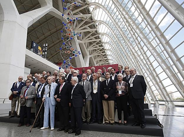 Premios Nobel y galardonados con los Rei Jaume I impulsaron ayer el manifiesto por la ciencia, la innovación y el emprendimiento. 
