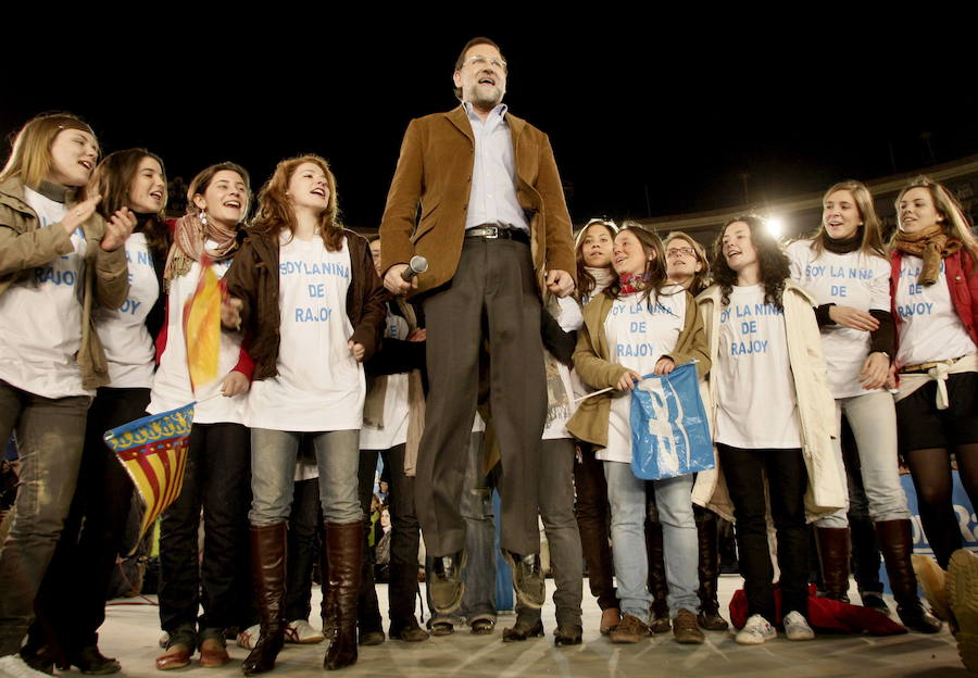 En el debate hizo referencia a 'la niña de Rajoy', mensaje que se convertiría en referencia durante los últimos días de la campaña electoral.