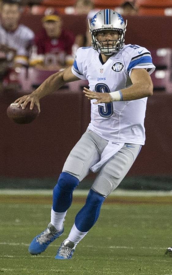 10.º MATTHEW STAFFORD. El mariscal de campo de los Detroit Lions de la NFL acumuló 50,75 millones de euros (59,5 en dólares), tal y como recoge Forbes.