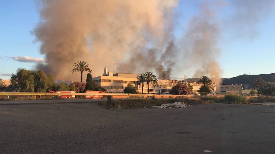 Fotos: Un incendio calcina la panificadora de Mercadona en Puzol