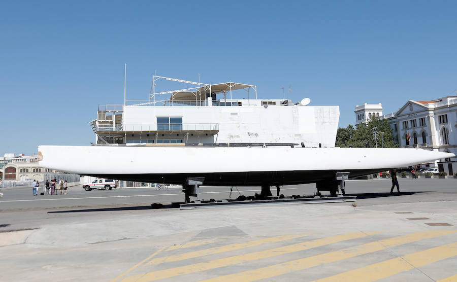 Los tres buques han puesto rumbo a Valencia en la tarde de este martes y atracarán en La Marina durante el fin de semana