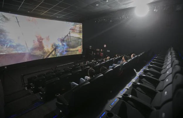 La sala 4DX de los cine Kinépolis de Valencia. 