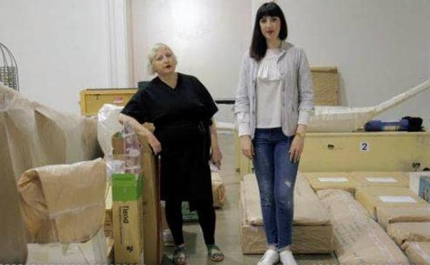 Escultura. Teresa y Marisol. La artista no quiere hacer una muestra retrospectiva sino una selección de las mejores obras en los 40 años de profesión.