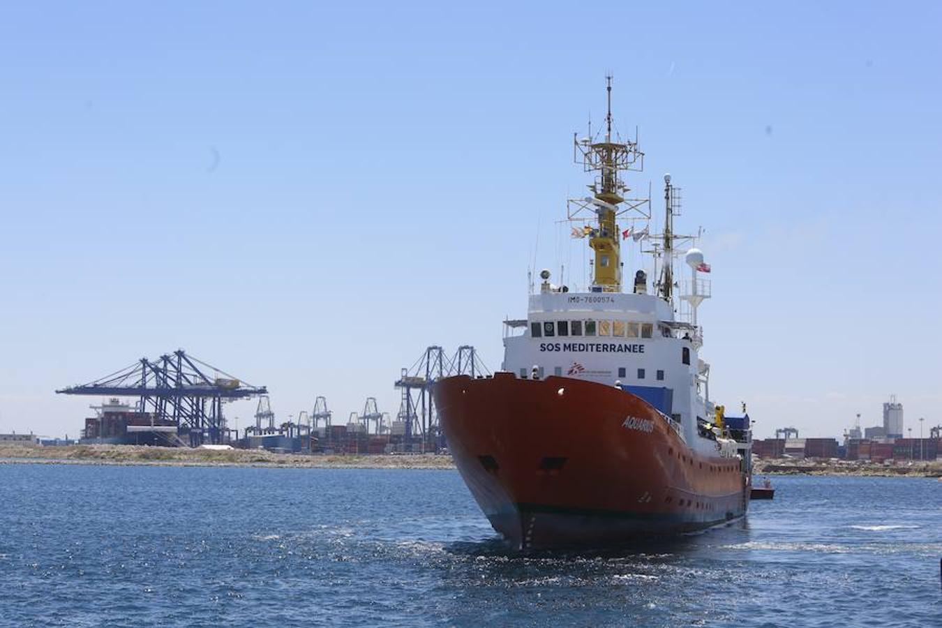 Fotos: Fotos de la salida del Aquarius de Valencia