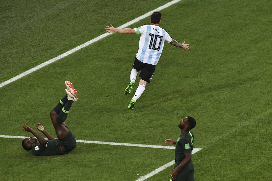 Fotos: Nigeria-Argentina, en imágenes