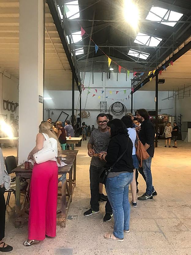 Taller de Guaita reconvertido en 'coworking'. 