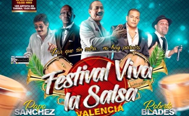 Cartel del festival Viva La Salsa.