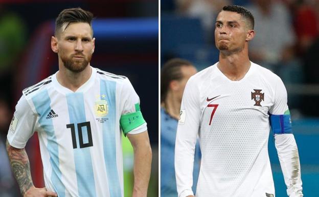Messi y Cristiano son las grandes estrellas de Adidas y Nike, que también visten a Argentina y Portugal respectivamente.