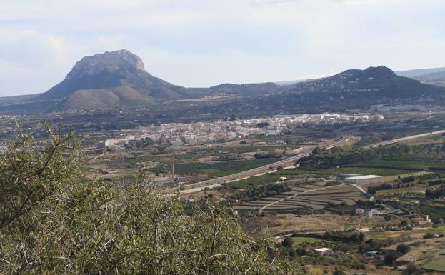 Imagen panorámica del municipio de Ondara.