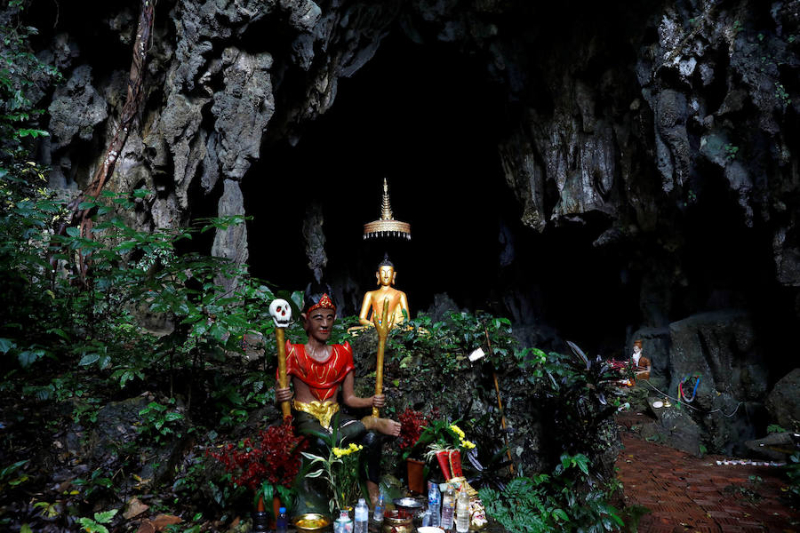 Fotos: La agonía de Tailandia para rescatar a los niños