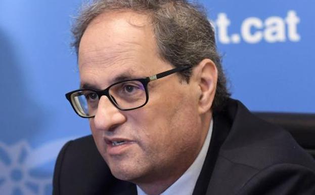 El presidente de la Generalitat de Cataluña, Quim Torra.