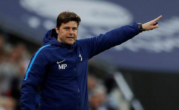 Pochettino, en un partido del Tottenham.