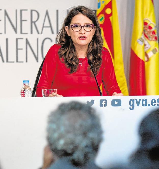 La vicepresidenta del Consell, Mónica Oltra, en una imagen de archivo. 