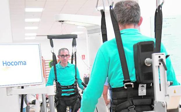 Robot Lokomat, utilizado en el Hospital Vithas Nisa Valencia al Mar. 