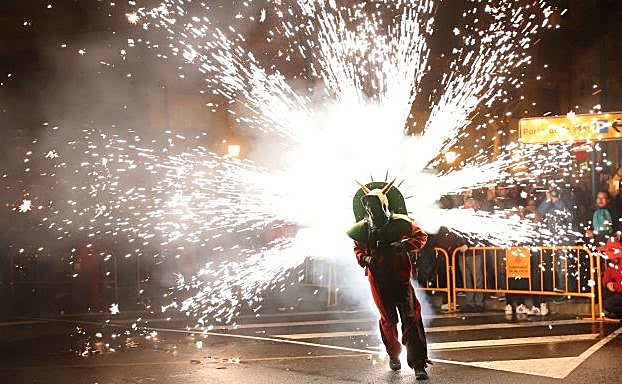Correfoc en Valencia.