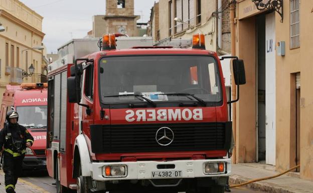 Imagen de archivo de un camión de bomberos