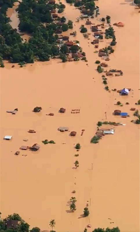 El embalse forma parte del ambicioso proyecto hidroeléctrico del Gobierno: convertir Laos en fuente generadora de electricidad limpia para el Sudeste Asiático