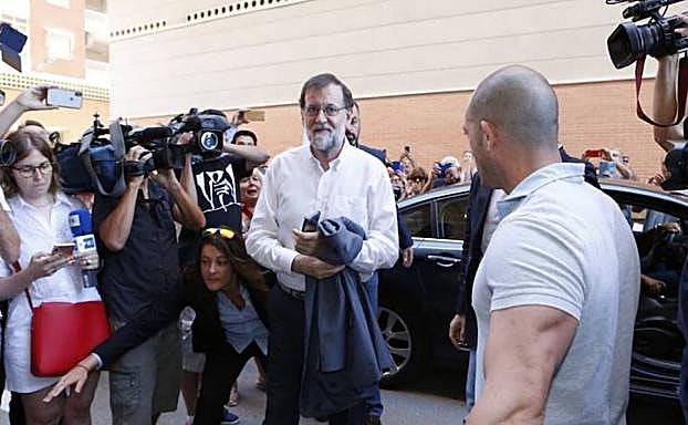 Mariano Rajoy, en Santa Pola.