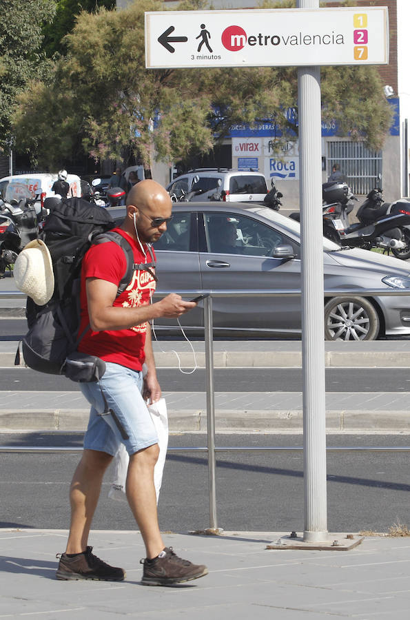 Fotos: Huelga de taxistas en Valencia - martes 31 de julio