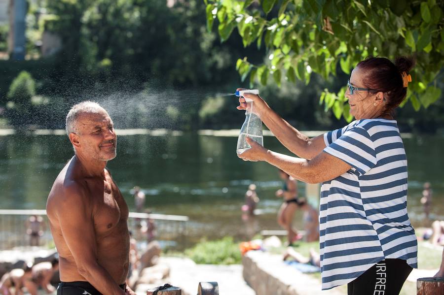 En Galicia también se han elevado las temperaturas. 
