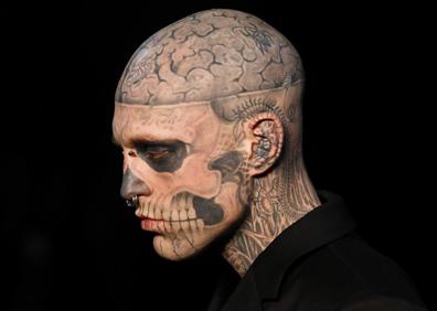 Imagen secundaria 1 - Hallan muerto al modelo canadiense Zombie Boy