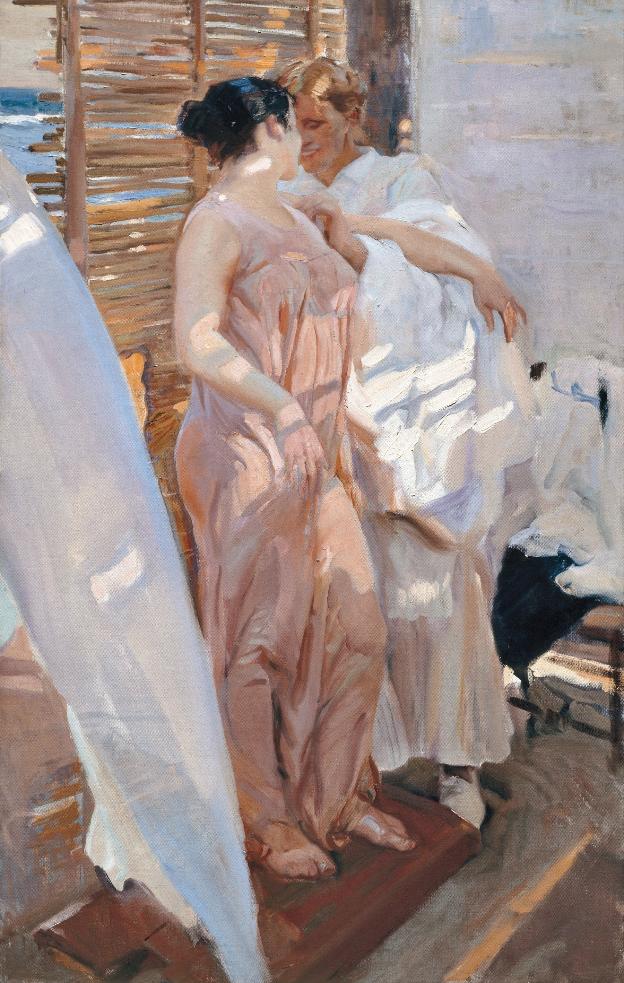 'La bata rosa' pertenece a la colección de la Casa Museo de Sorolla en Madrid. 