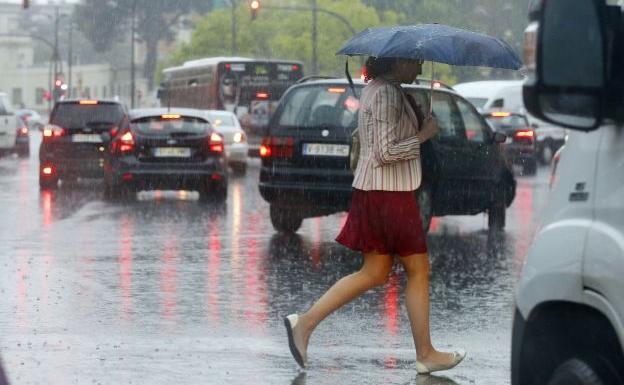 Tormenta en Valencia.