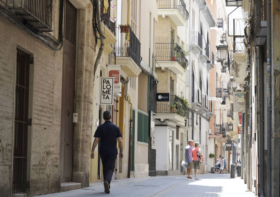 Un pequeño barrio dentro de otro en el centro de Valencia