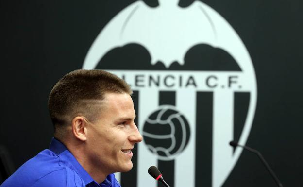 Kevin Gameiro durante su presentación