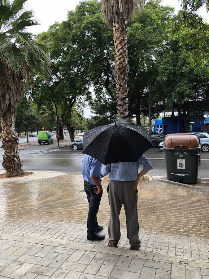 Lluvia este jueves en la Comunitat Valenciana.