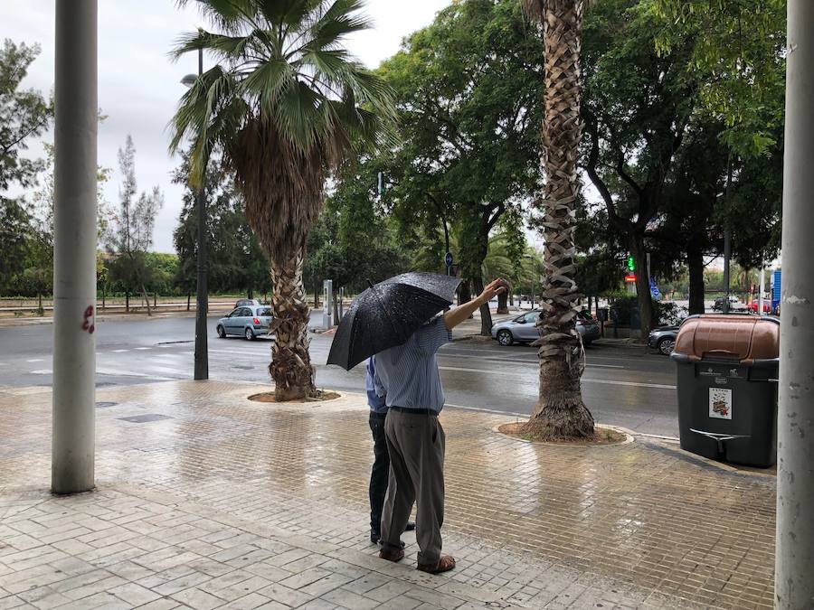 Lluvia este jueves en la Comunitat Valenciana.