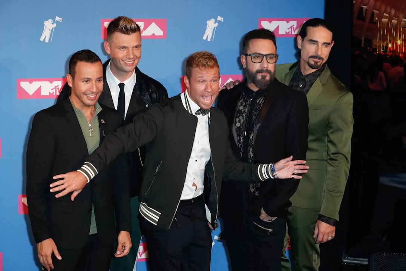 La banda estadounidense Backstreet Boys