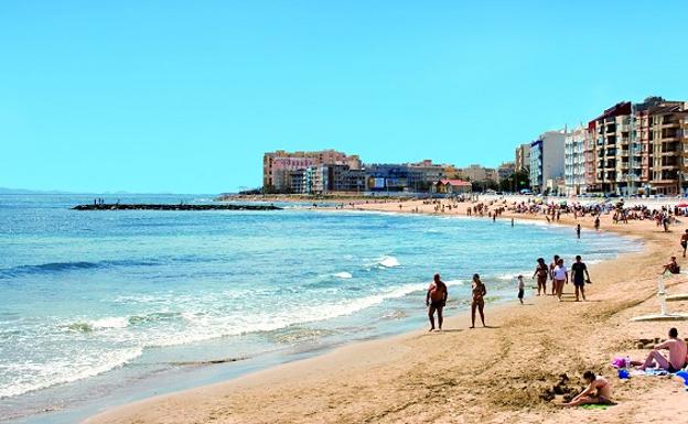 Playa Los Locos de Torrevieja. 