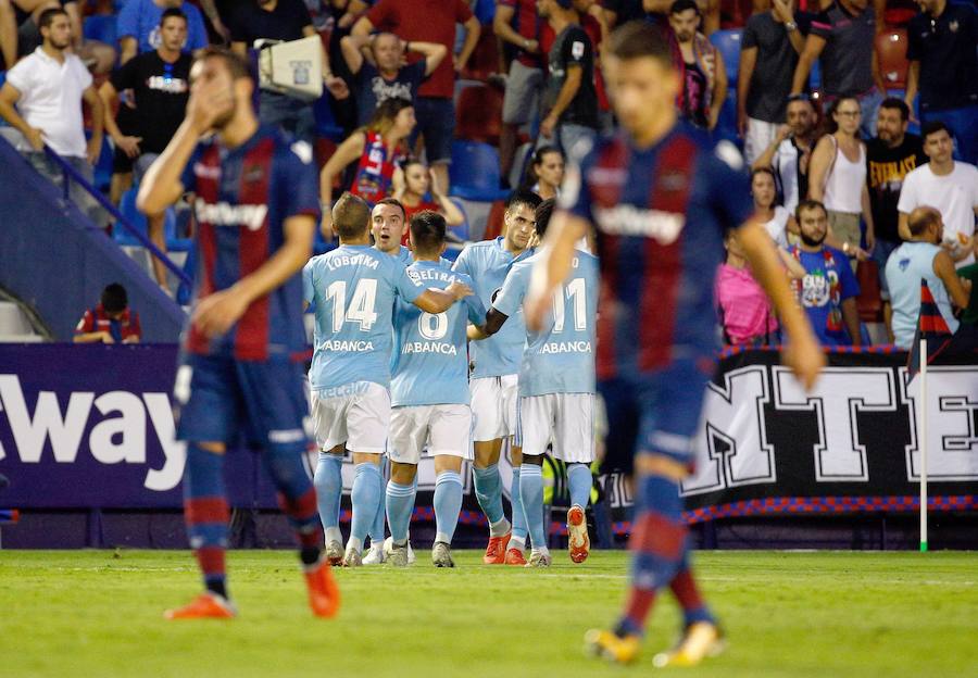 Estas son las imágenes que deja el partido de la segunda jornada de la Liga en el Ciutat de València