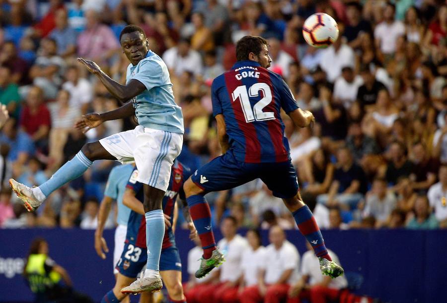 Estas son las imágenes que deja el partido de la segunda jornada de la Liga en el Ciutat de València