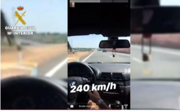 Tráfico | La Guardia Civil caza a un joven en Valencia cuando conducía a 240 km/h